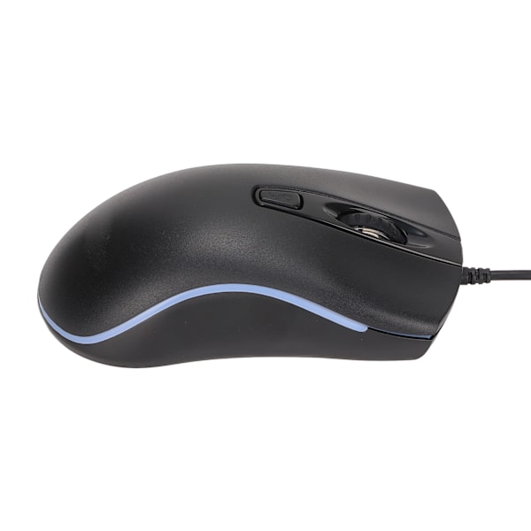 Gaming mus RGB lyseffekt ergonomisk maksimal 1600DPI stabil kontrol plug and play kablet mus