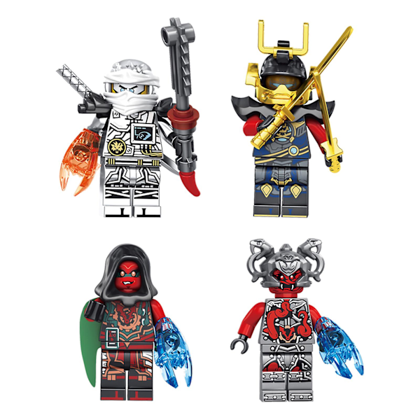 11401 kultainen Ninja 24 lasten koottavat rakennuspalikkalelut-AD10--O-