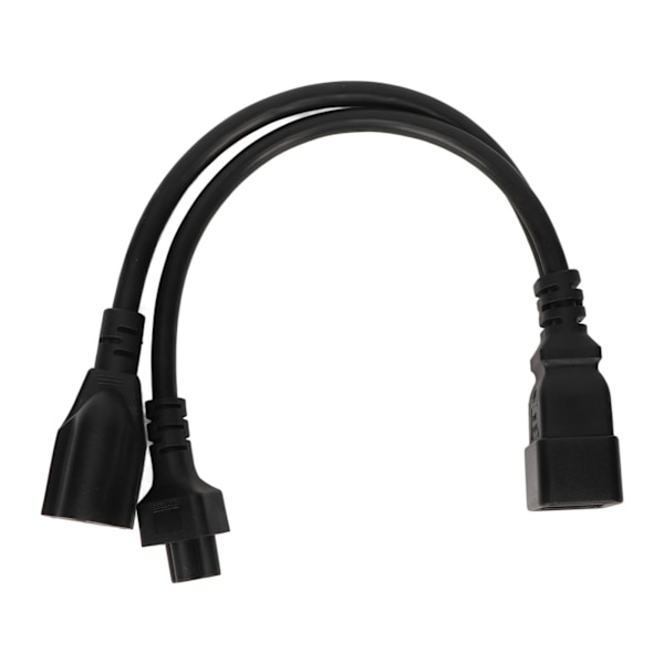 IEC320 C20 to IEC320 C5 5 15R Power Cord Male To Female Standard Heavy Duty Y Splitter Adapter Cable  125‑ 1.0ft