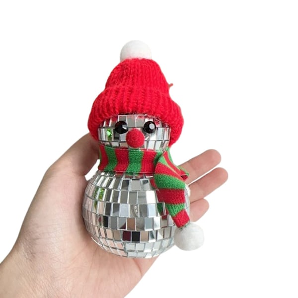 Christmas snowman Christmas decorations Christmas decoration props Christmas decoration pendants Christmas snowman pendants (silver)