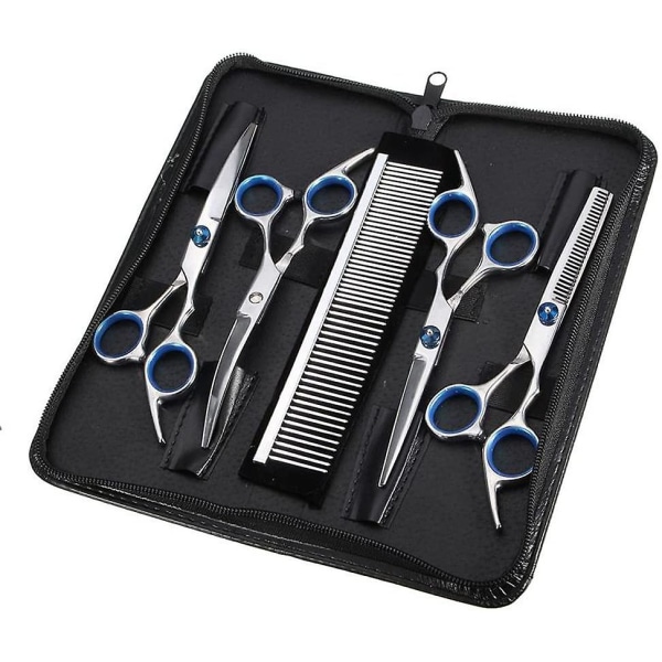 Dog Grooming Kit, Set Of 6 Cat Dog Grooming Scissors Set For Full Body