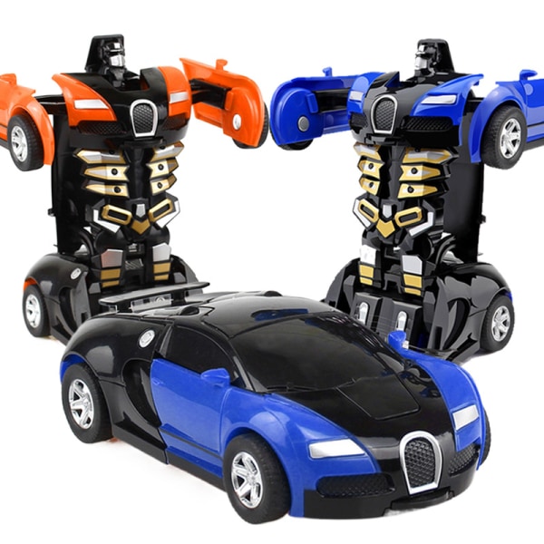 Transformers Pojat Crash Transformer Bugatti Bilmodell Orange