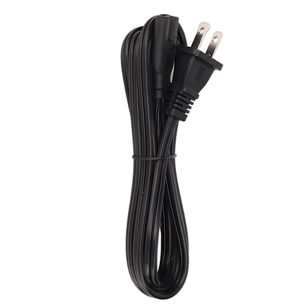 Nema 5 15P hann til IEC320 C7 hun kabel flammehemmende isolert PVC-skall strømadapterkabel 6,3 fot 125‑