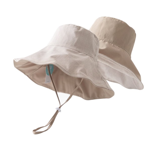 Fisherman hat double-sided sun hat headwear women's quick-drying large brim versatile outdoor anti-UV sun hat sun hat