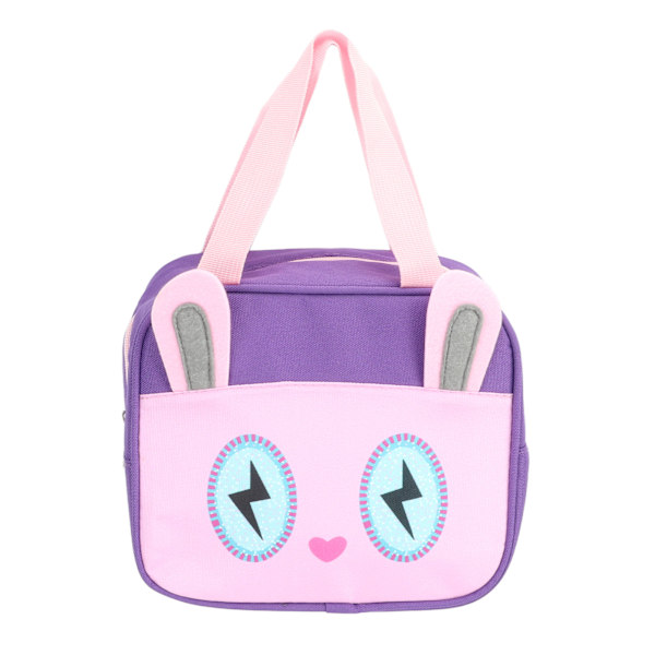 Children's Meal Bag Thick Handle Oxford Fabric Colourfast Cute Portable Kids Lunch Bag for Kids Boys and Girls Rabbit