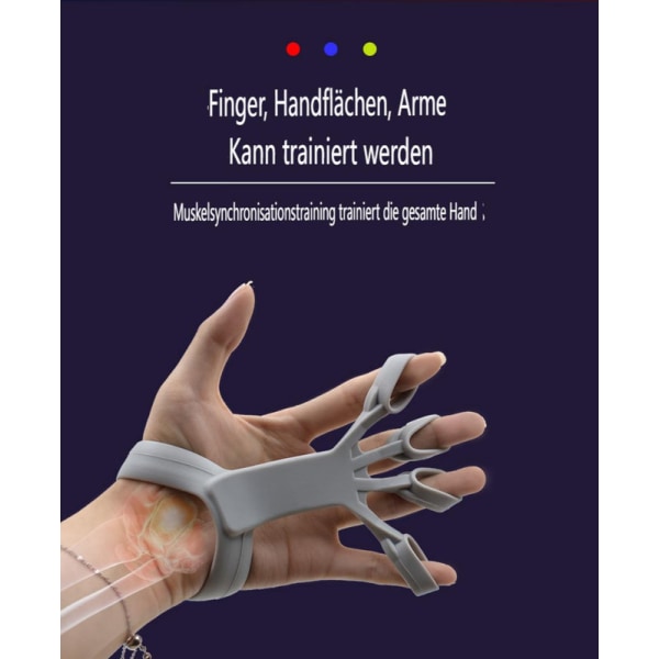 Fingertrainer, silikon fingertrainerband