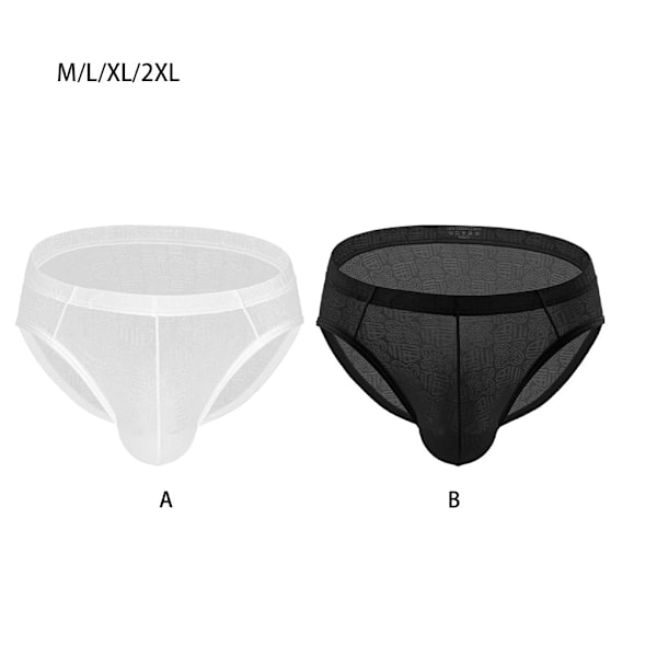 Casual Och Bred Applikation Super Mjuk Bekväma Underkläder För Black M