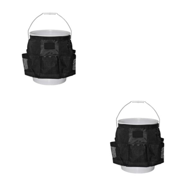 1/2/3 biltvätt hink Verktyg Organizer Fiske hink förvaringsväska 2PCS