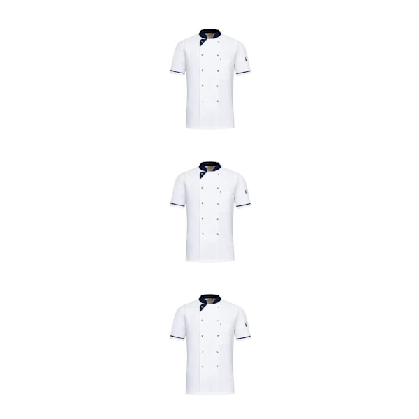 1/2/3 andningsbart tygspänneficka Slitstark färgfast - White M 3PCS