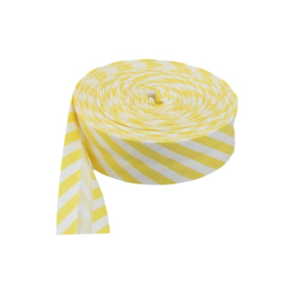 Bomullstejp för mångsidiga och fashionabla DIY-projekt yellow stripes