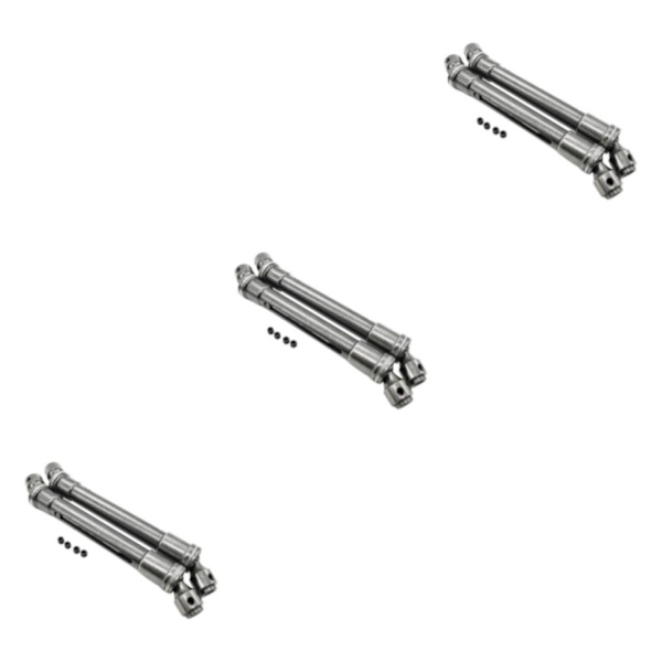 1/2/3 2st Grå 112-152MM Metall Universal Drivaxel Led För 3Set