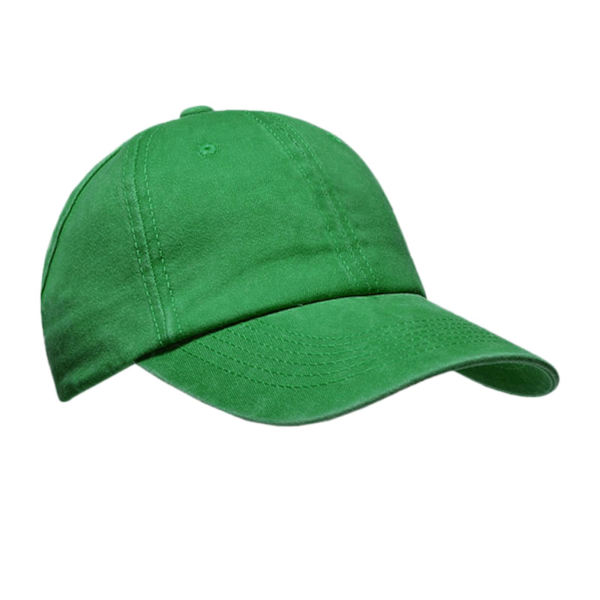 Kvinnor Rygglös Hästsvans Hatt Baseball Cap Hög stökig Bull Kepsar Green