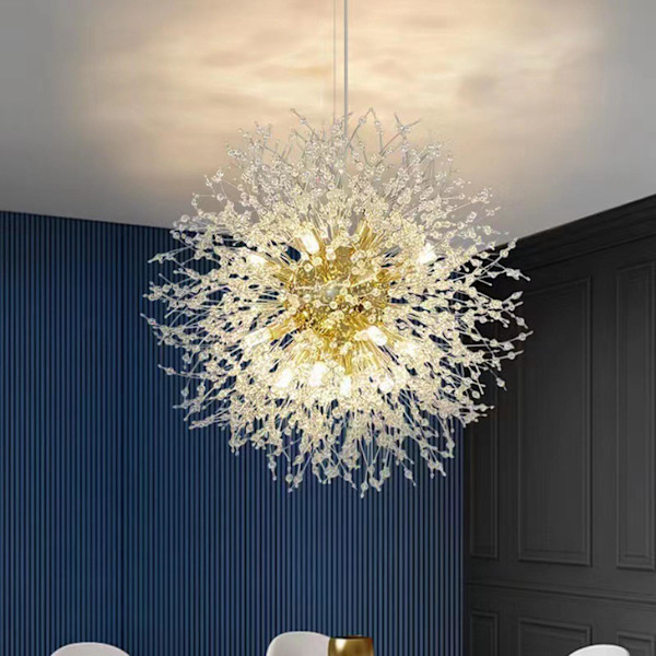 Modern kristallkrona taklampa för vardagsrum kök Not Included Bulb