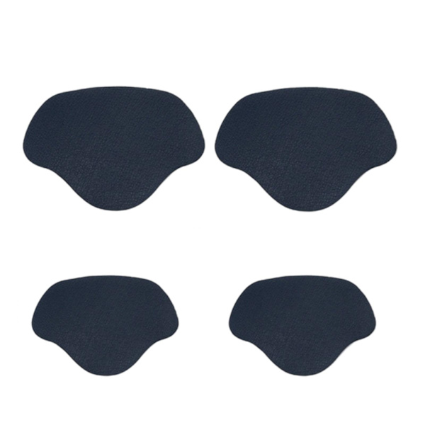 1/2/3/5 Shoe Häl Pad Innersula Häl Reparation Heel Stick för män & black 1Set
