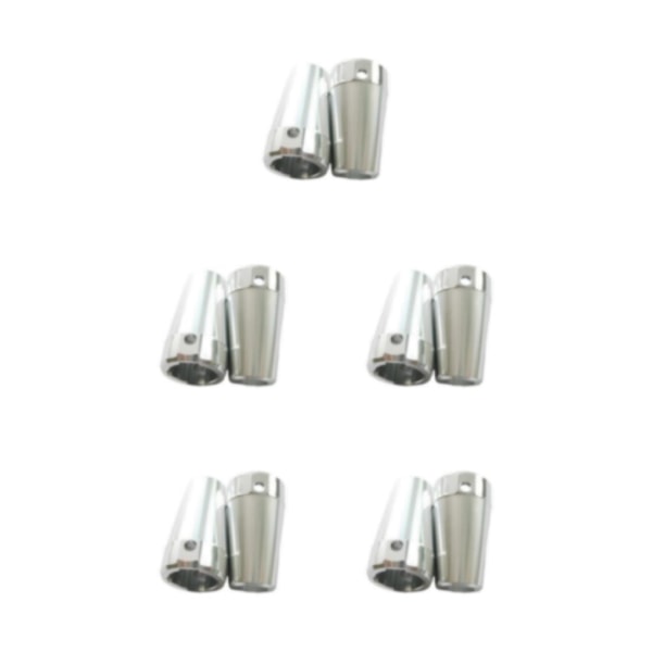 1/2/3/5 2 stycken aluminiumlegering bakre navhållare för AXIAL SCX10 silver 5Set