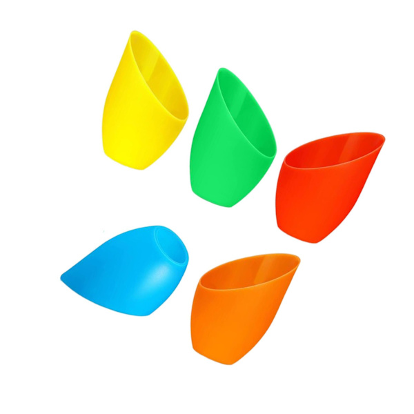 1/2/3/5 Paket med 5 Snygg Plast Lampskärm Cover för Multicolor 42mm 1 Pc