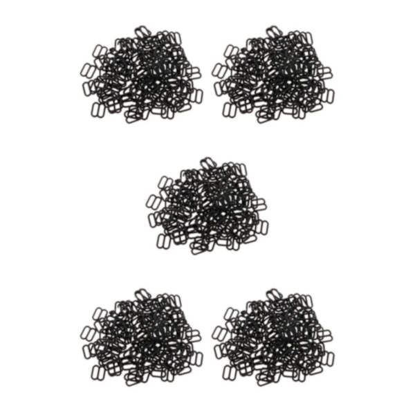 1/2/3/5 100 st Nylon BH-rem Spännen Sliders Krokar 8 Underkläder 10mm 5Set