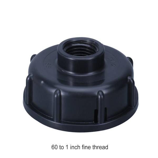 Svart IBC-tankventiladapter Säker till bekväm och praktisk 3/4mm