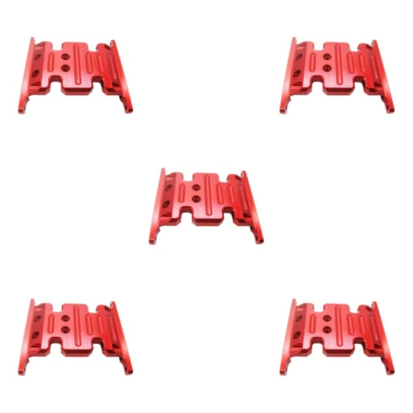 1/2/3/5 växellåda i aluminiumlegering för 1/10 AXIAL SCX10 Rock Red 5Set