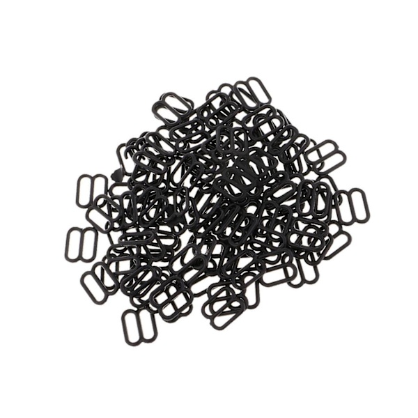 1/2/3/5 100 st Nylon BH-rem Spännen Sliders Krokar 8 Underkläder 10mm 1Set