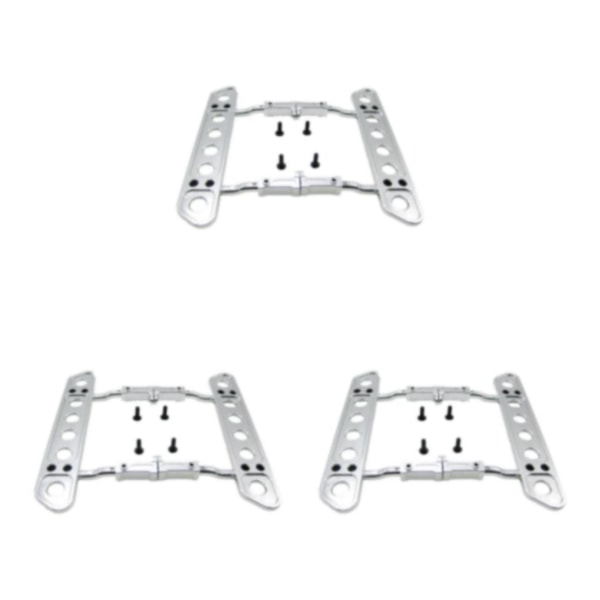 1/2/3/5 legering sidokollision Step Board pedaler för 1/10 axial Silver 3Set