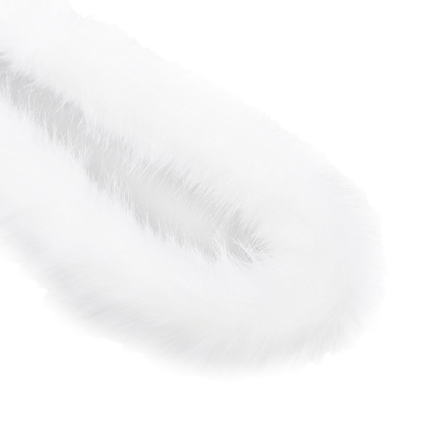 1/2 mjuk konstgjord tygrulle för mysig heminredning White 1 Pc