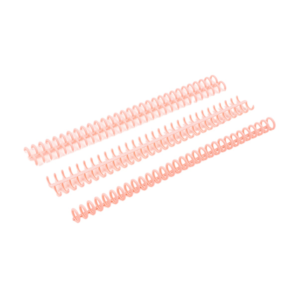10 stycken plast 30-håls bindringar flexibla och lätta att lossa Deep pink+10pcs