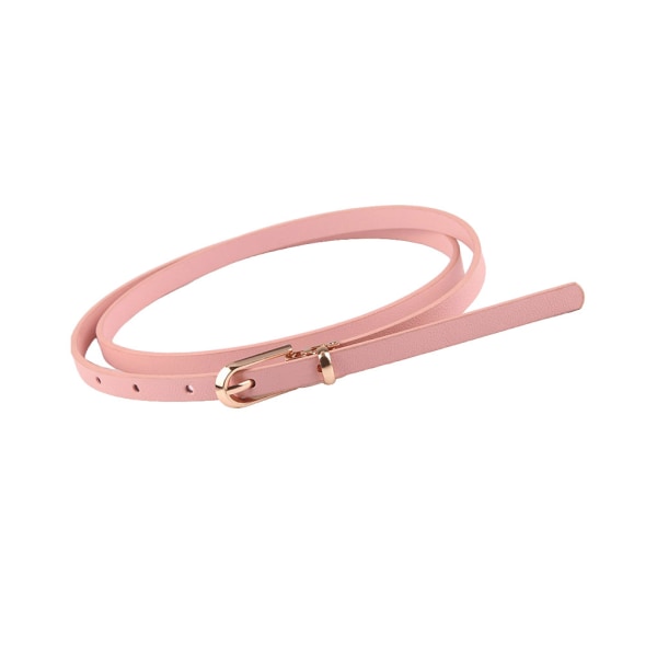 1/2/3/5 Klassisk stil kvinnor Klänning Midjeband Justerbart bälte Pink 5Set