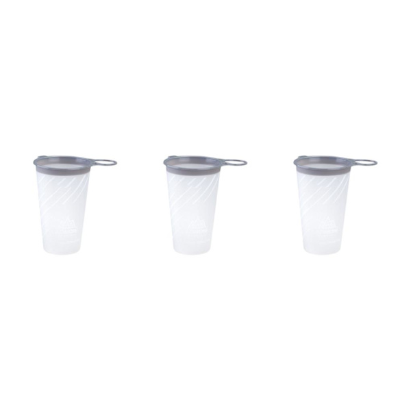 1/2/3/5 lätt och bärbar vattenflaska för att köra lätt Bright Moon White 200ml 3PCS