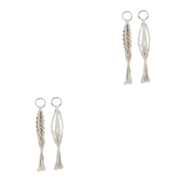 1/2/3 2st Air Plant Holder Handvävande Hängande Planterkruka 2 sets 35cm 2PCS