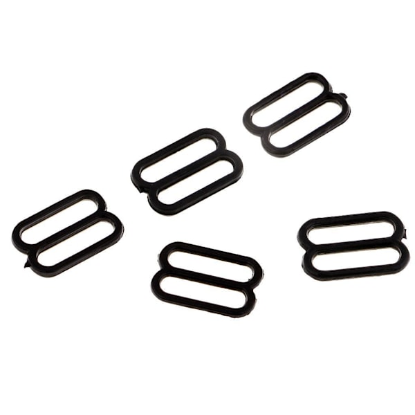 1/2/3/5 100 st Nylon BH-rem Spännen Sliders Krokar 8 Underkläder 12mm 1Set