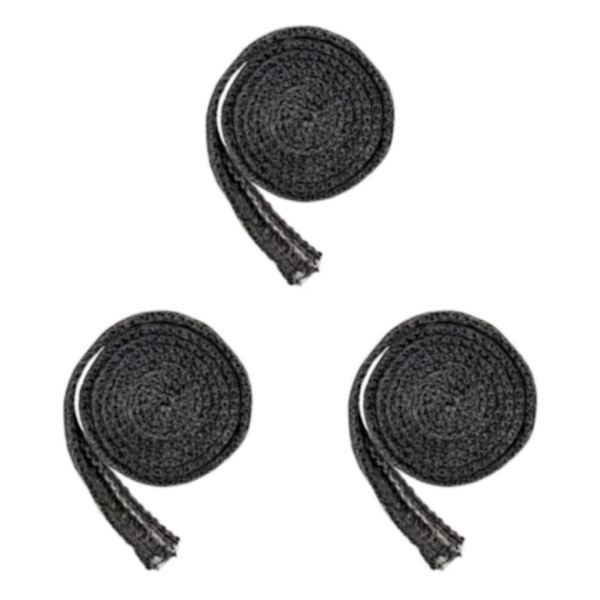 1/2/3/5 78,74 spispackningstejp Glasfiber platt packningstejp 2*10mm 2M 3PCS