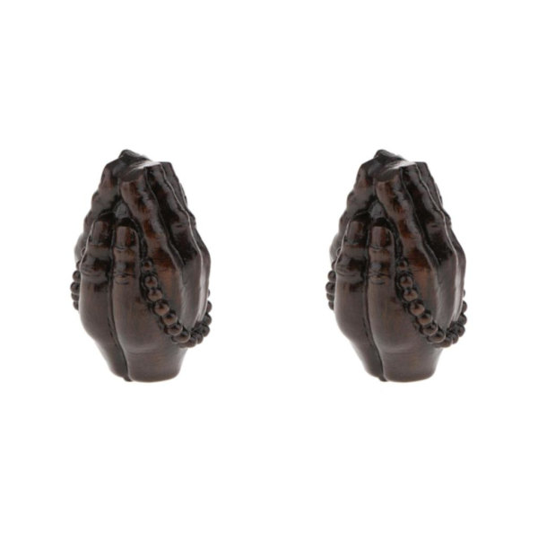 1/2/3/5 Trä Buddha Staty Staty Indien Staty Craft Ornament Meditation 2Set