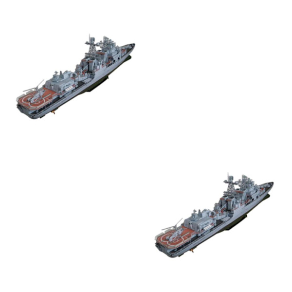 1/2 3D 1/200 För Amiral Levchenko För Destroyer Ship Paper no fix parts 2PCS