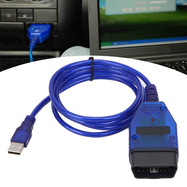 Blue Diagnostic Cable Diagnostic Cable Vags -Com Interface Vags