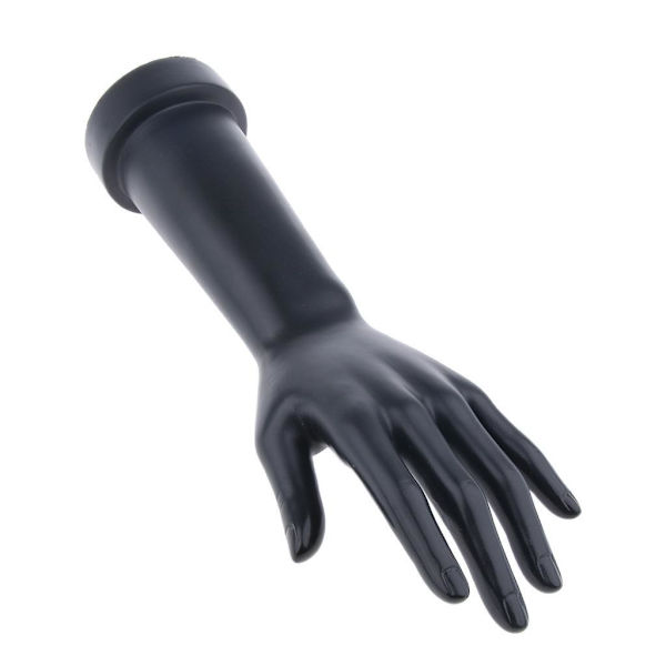 1/2 hand smycken display stativ kvinnlig hand skyltdocka modell rekvisita Black Left 1Set