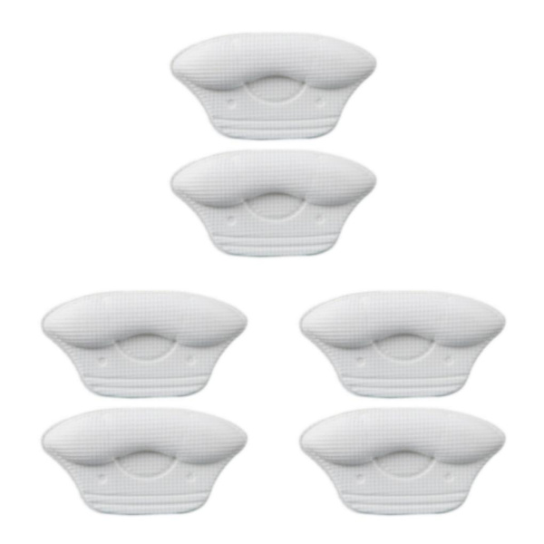 2/3/5 Heel Pads for Big Shoes Anti För Slip Shoe Grips Soft White 9mm 3Set