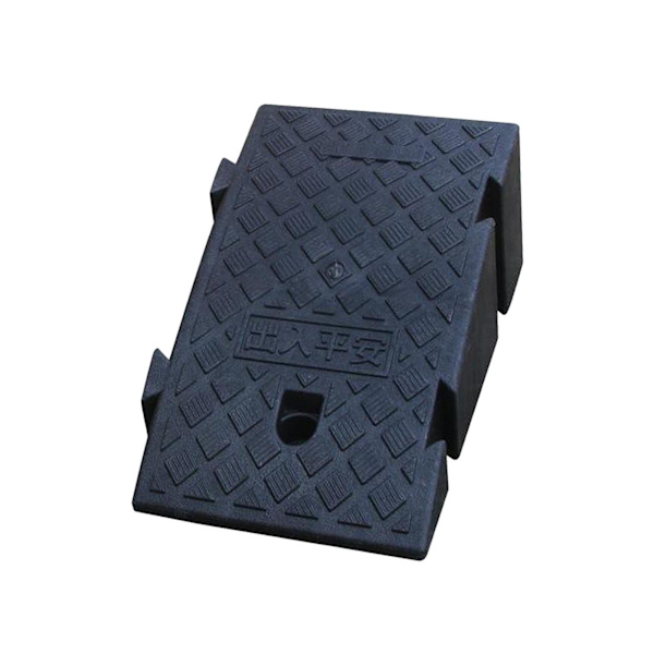 Halkfri bärbar trottoarramp Tröskelramp för rullstol Trottoarramp Black 16cm