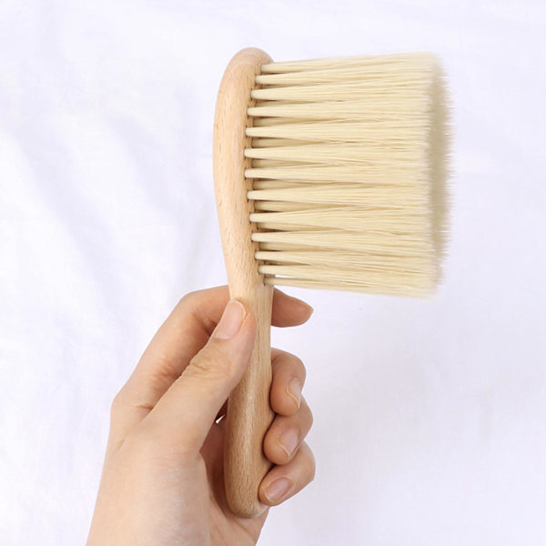 1/2/3 Barber Neck Brush Mjuk nylon för frisörskönhet Long Handle 1Set