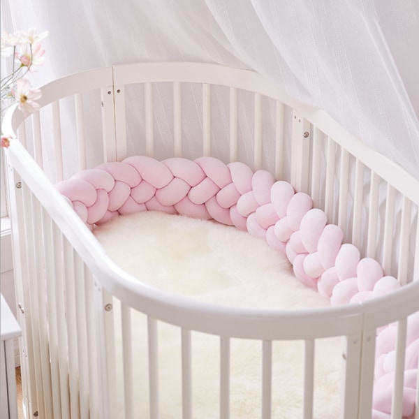Baby Bed Knot Baby Newborn Spädbarnssäng PP Kudde Kudde 5 Meter pink 4  meter 4344 | pink | 4 meter | Fyndiq