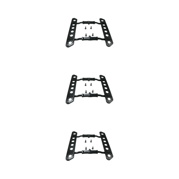 1/2/3/5 legering sidokollision Step Board pedaler för 1/10 axial Black 3Set