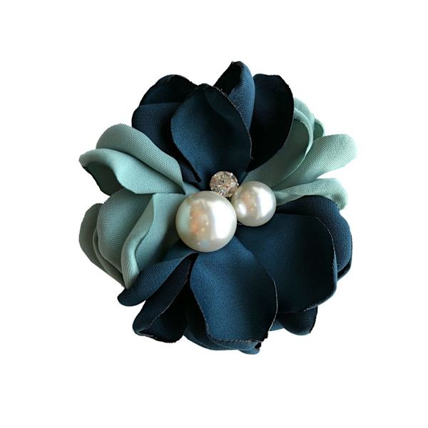 1/5 grön blomma hårklämma Vackert tillbehör för alla frisyr 1Set