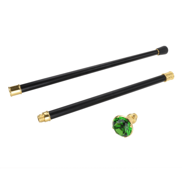 Elegant Fashion Walking Sticks i aluminiumlegering med För Diamond Green