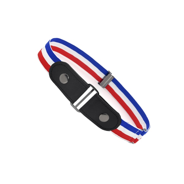 1/2/3/5 Bälte Inget Spänne Osynlig Moderiktig Långvarig Blue-white-red 1 Pc