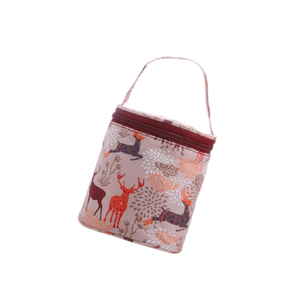 1/2 Resegarn Förvaringsväska Tote Small Holder Case Present för Deer 14 x 15cm 1Set