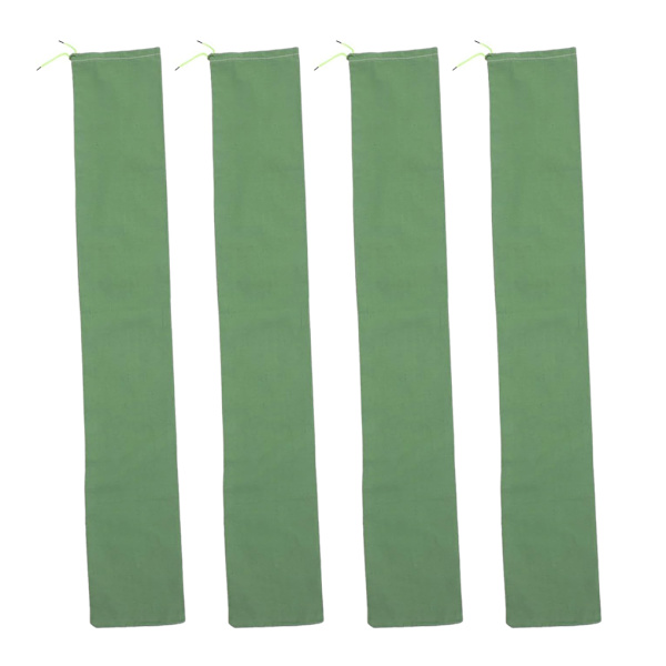 4x gröna vattentäta återanvändbara sandsäckar för översvämningskontroll för översvämning 120cm*19cm