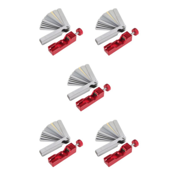 1/2/3/5 Bekväm och säker bilverktygssats för bil red Package feeler gauge 5PCS