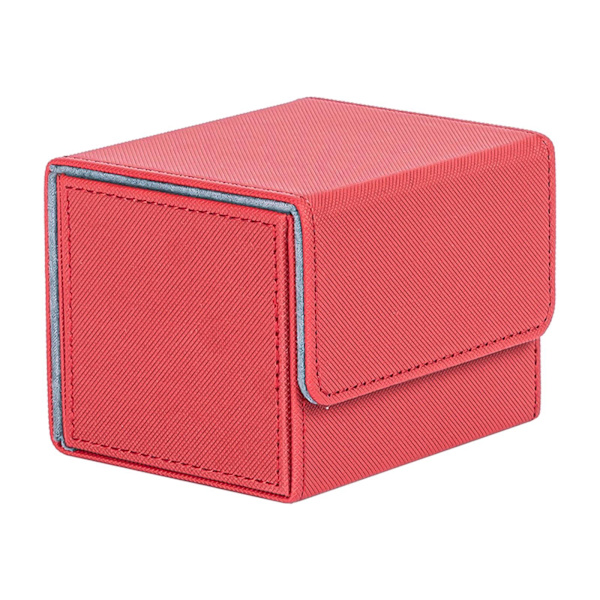 1/2/3 Card Deck Case Organizer Förvaringsbox för MTG-kort För Red 105x90x80mm 1Set