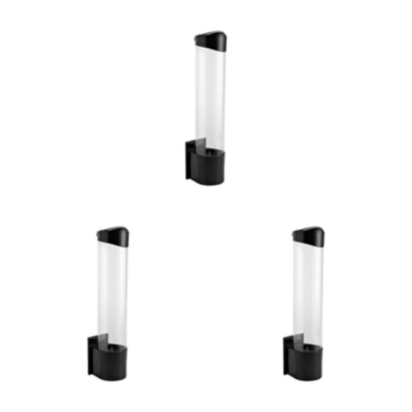 1/2/3 Väggmonterad Dammtät lock Enkel åtkomst Förvaring Lätt att Black 3PCS