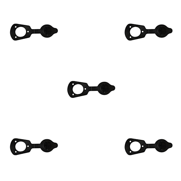 1/3/5 4-delat cap och packning för infällda stånghållare 1 pc 5PCS